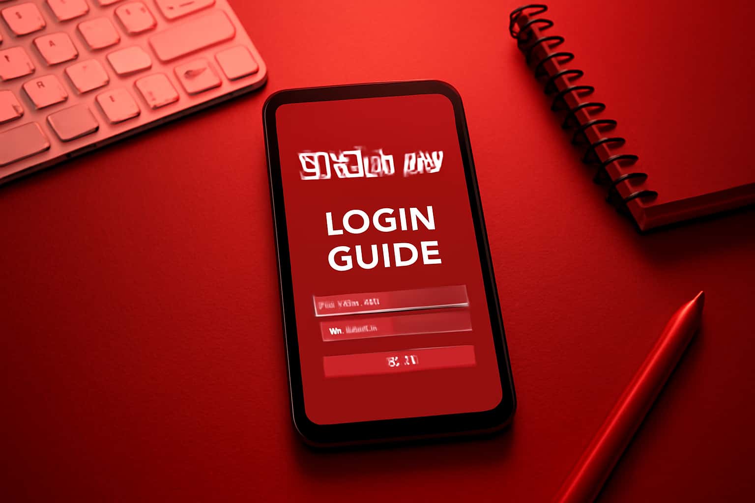 An informative scene depicting the login process for the 91Club app.