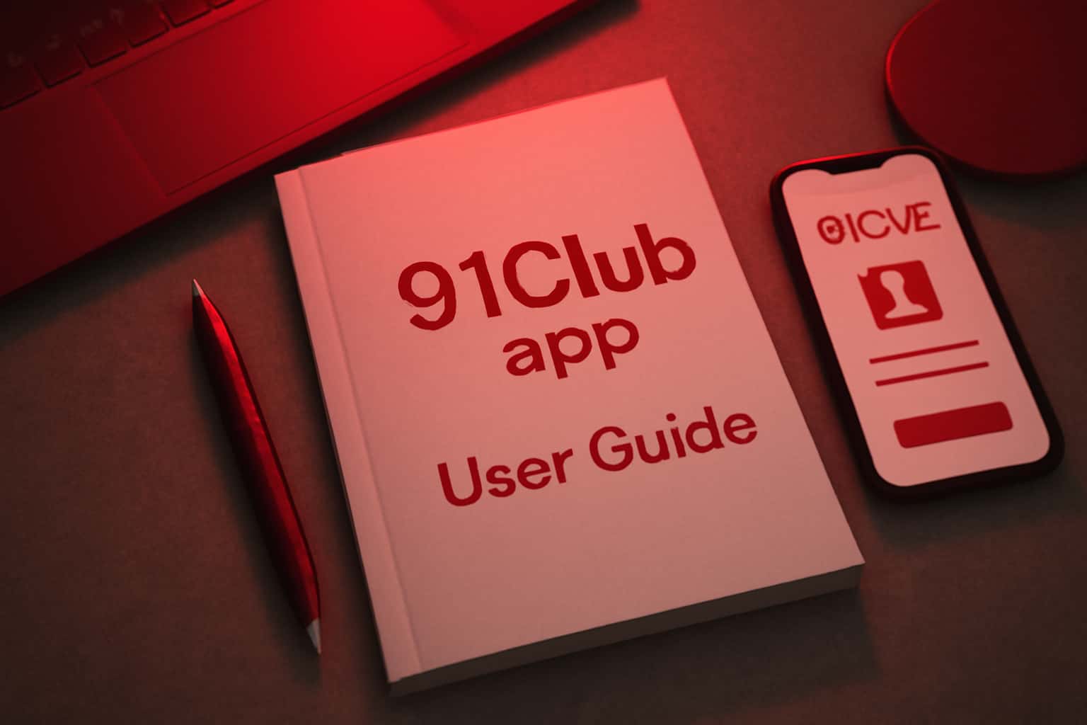 An informational scene showcasing the 91Club app User Guide.