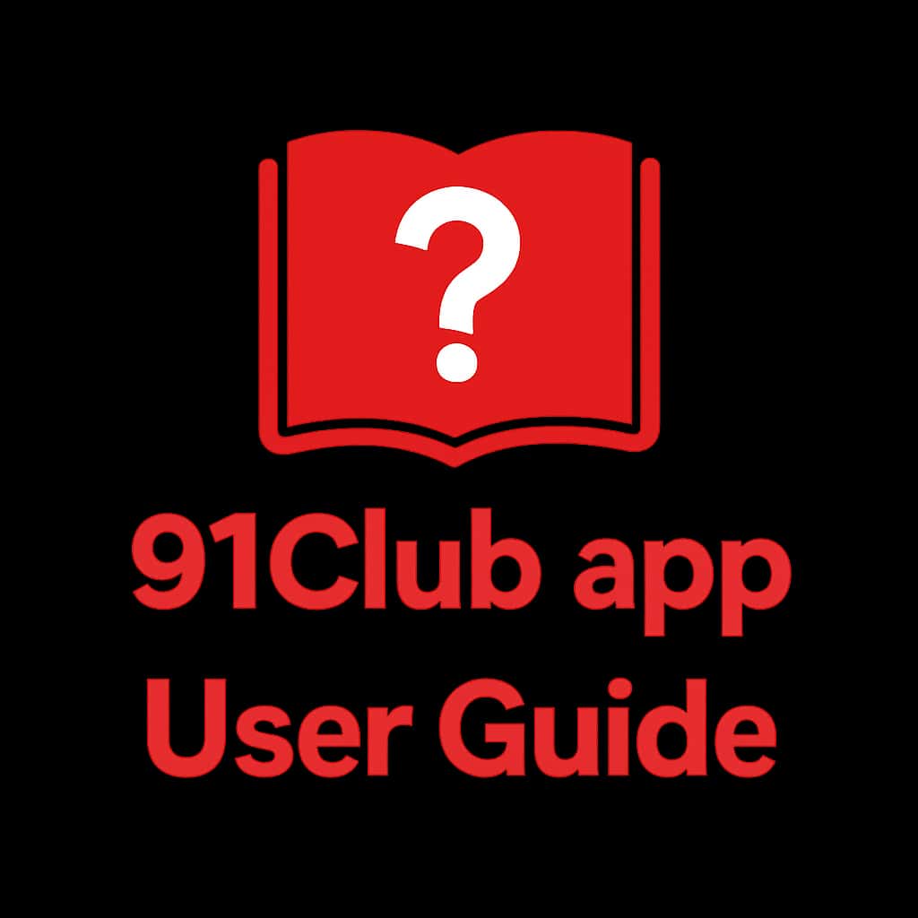 Badge design for 91Club app User Guide.