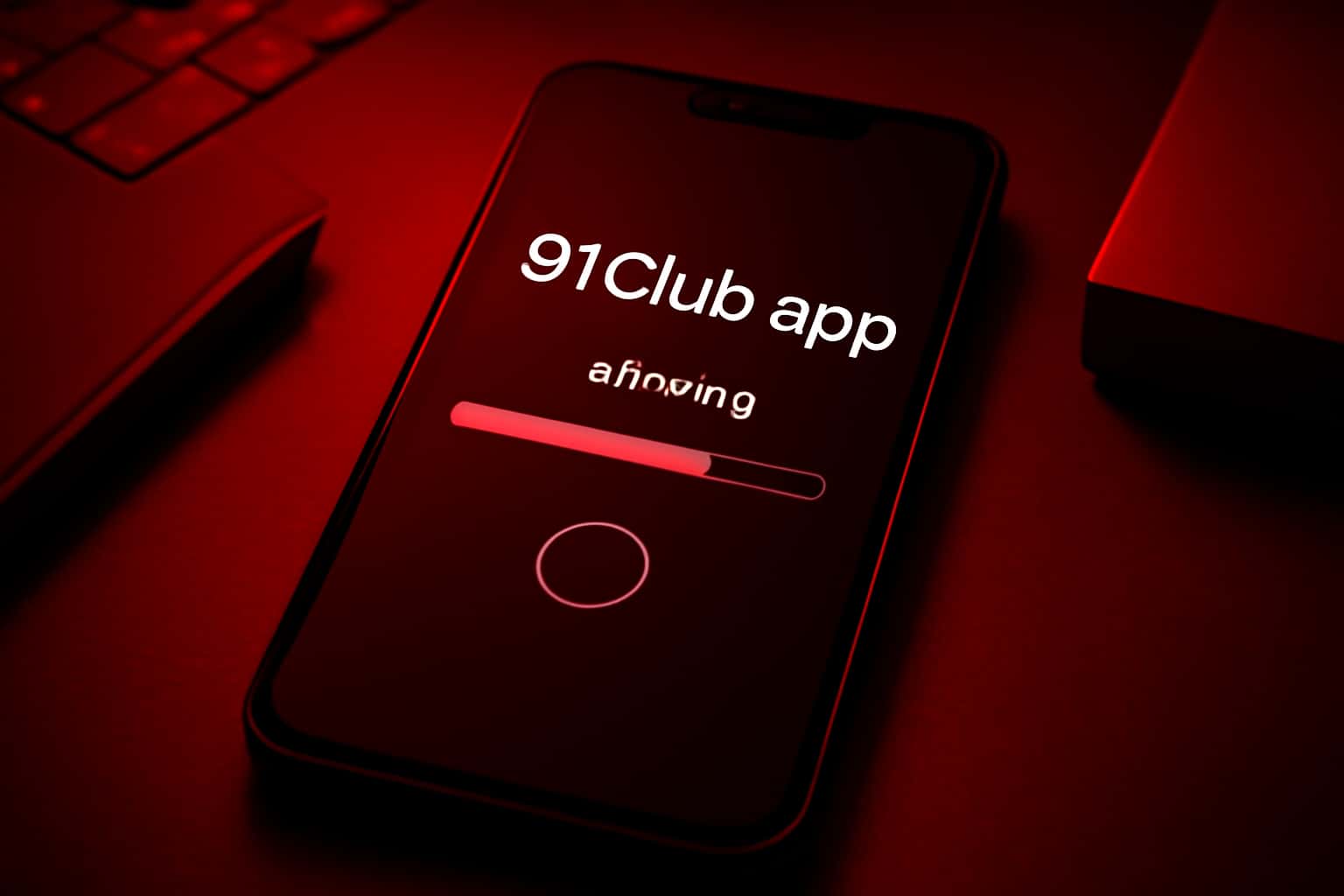 A visual representation of the updating process for the 91Club app.